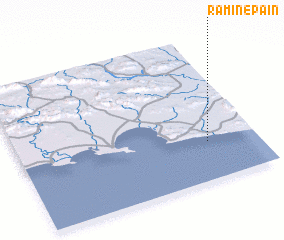 3d view of Ramīn-e Pā\