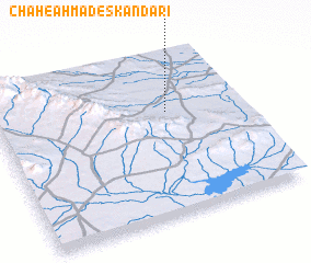 3d view of Chāh-e Aḩmad Eskandarī