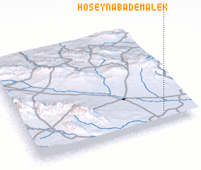 3d view of Ḩoseynābād-e Malek