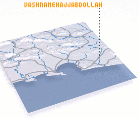 3d view of Vashnām-e Ḩājj ‘Abdollāh