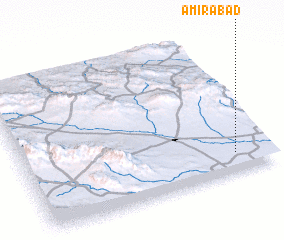 3d view of Amīrābād