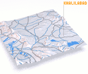 3d view of Khalīlābād