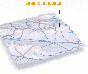 3d view of Shāhneshīn-e Bālā