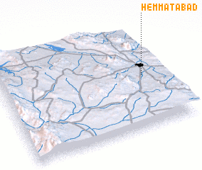3d view of Hemmatābād