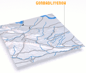 3d view of Gonbadlī-ye Now