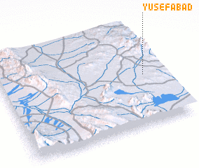 3d view of Yūsefābād