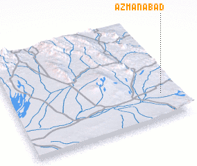 3d view of Azmanābād