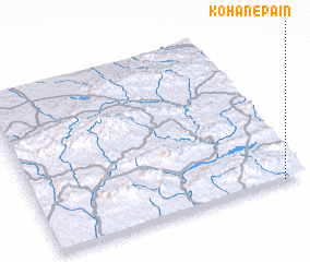 3d view of Kohan-e Pā\