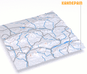 3d view of Kahn-e Pā\