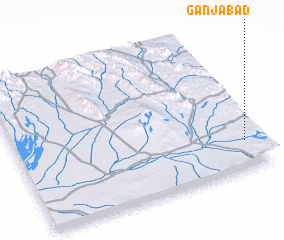 3d view of Ganjābād