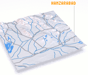 3d view of Ḩamzarābād