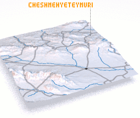 3d view of Cheshmeh-ye Teymūrī