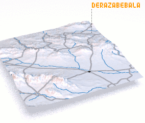 3d view of Derāzāb-e Bālā