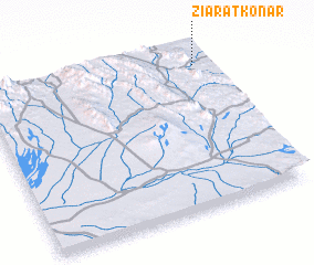 3d view of Zīārat Konār