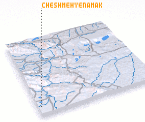 3d view of Cheshmeh-ye Namak