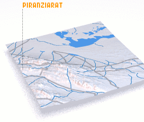 3d view of Pīrān Ziārat