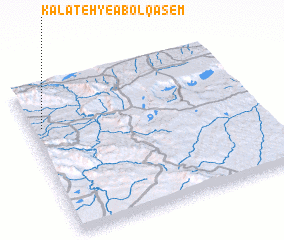 3d view of Kalāteh-ye Ab ol Qāsem