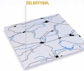 3d view of Zelënyy Dol