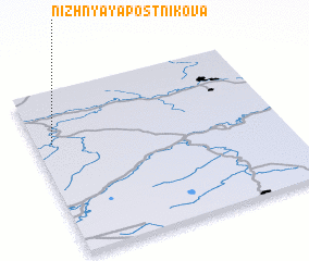 3d view of Nizhnyaya Postnikova