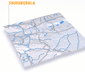 3d view of Shūrāb-e Bālā