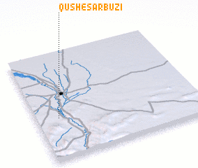 3d view of Qūsh-e Sarbūzī