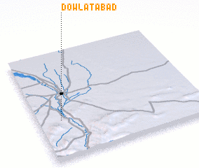 3d view of Dowlatābād