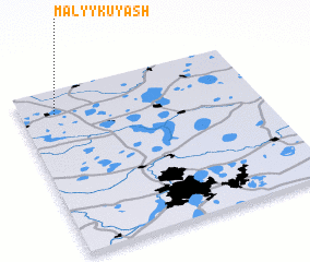 3d view of Malyy Kuyash