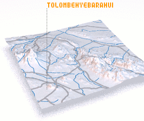 3d view of Tolombeh-ye Barāhū\