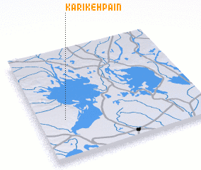 3d view of Kārīkeh Pāīn