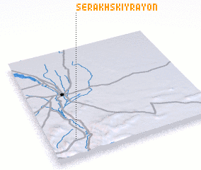 3d view of Serakhskiy Rayon