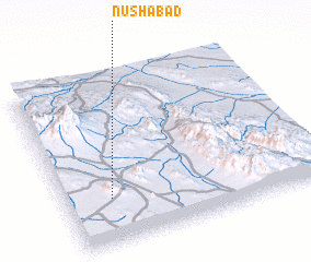 3d view of Nūshābād