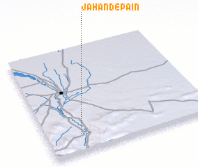 3d view of Jahand-e Pā\