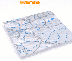 3d view of Noşratābād