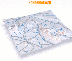 3d view of Kahn-e Ḩabash
