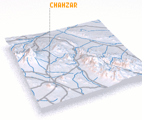 3d view of Chāh Zār