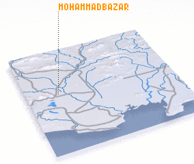 3d view of Moḩammad Bāzār