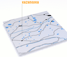 3d view of Kazanovka