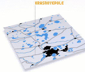 3d view of Krasnoye Pole