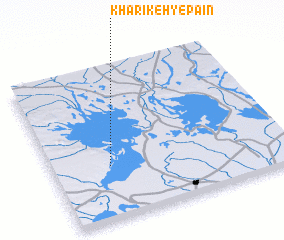 3d view of Khārīkeh-ye Pāʼīn