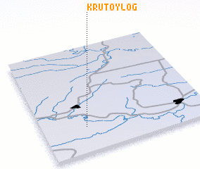 3d view of Krutoy Log