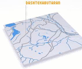 3d view of Dasht-e Kabūtarān