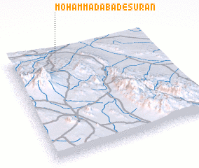 3d view of Moḩammadābād-e Sūrān