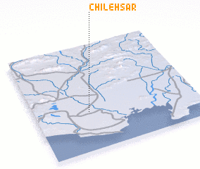 3d view of Chīleh Sar