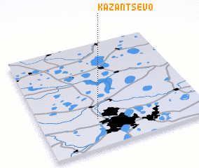 3d view of Kazantsevo