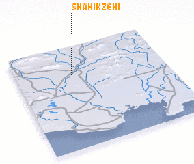 3d view of Shahīk Zehī