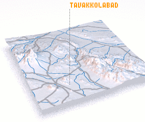 3d view of Tavakkolābād