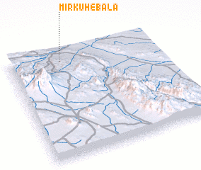 3d view of Mīr Kūh-e Bālā