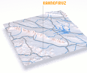 3d view of Kahn-e Fīrūz