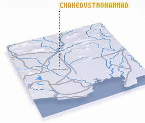 3d view of Chāh-e Dūst Moḩammad