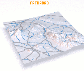 3d view of Fatḩābād